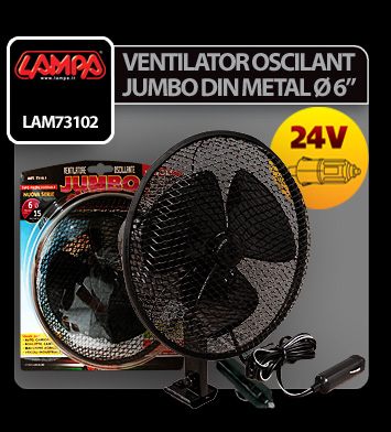 Ventilator oscilant Jumbo Ø 6” din metal 24V [9]