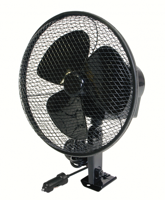 Ventilator oscilant Jumbo Ø6” din metal 12V [4]