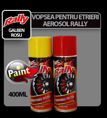 Vopsea pentru etrieri frana aerosol Rally 400ml - Rosu [4]