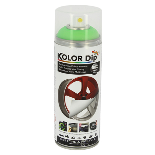 Vopsea spray cauciucata Kolor Dip 400ml - Fluor green [7]