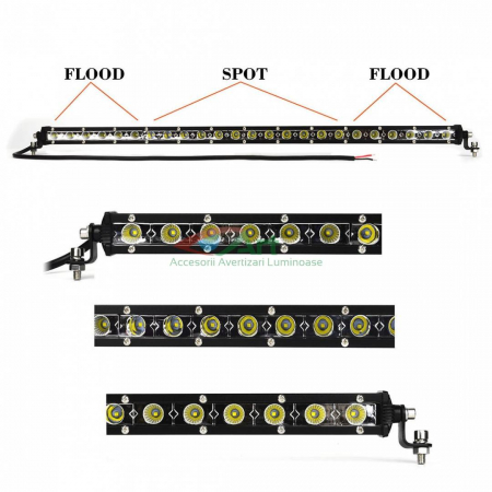 Bara LED Auto Offroad 108W 12V-24V, 9180 Lumeni, 97 cm [6]