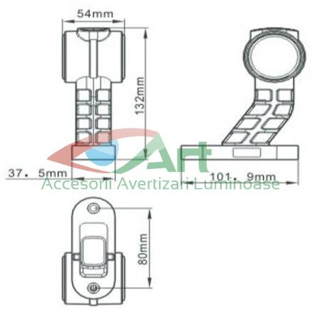 Baterie 4R25 6V pentru lampa avertizare ADR [5]