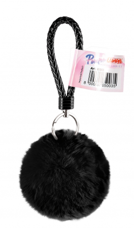 Breloc chei Pompon blanita de iepure 1buc [5]