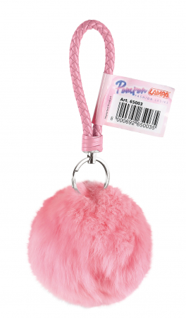  Accesorii auto confort - Breloc chei Pompon blanita de iepure 1buc