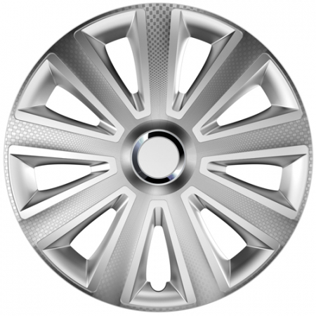Capace roti auto Aviator Carbon RC 4buc - Argintiu - 15'' [1]