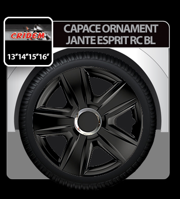 Capace roti auto Esprit RC BL 4buc - Negru - 15'' [1]