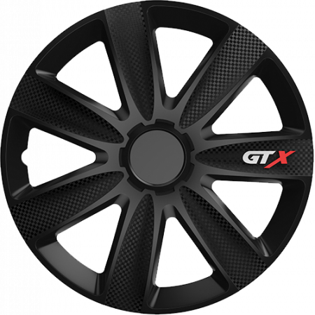 Capace roti auto GTX Carbon BL 4buc - Negru - 16'' [2]