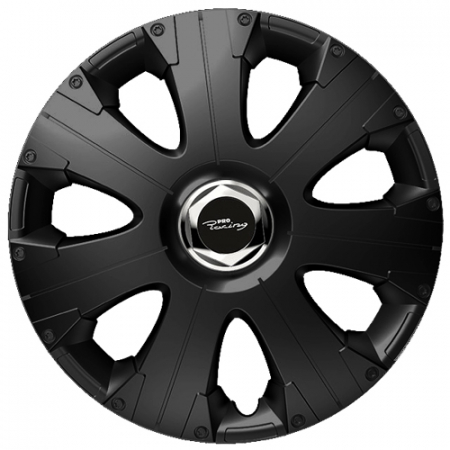 Capace roti auto Racing Pro 4buc - Negru - 13'' [1]
