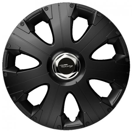 Capace Roti - Capace roti auto Racing Pro 4buc - Negru - 13''