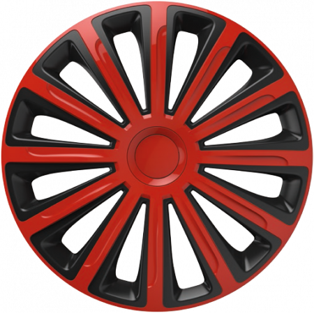 Capace roti auto Trend RB 4buc - Rosu/Negru - 16'' - Resigilat [2]