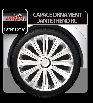 Capace roti auto Trend RC 4buc - Argintiu - 14'' [1]