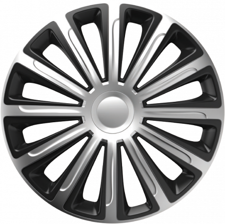 Capace roti auto Trend SB 4buc - Argintiu/Negru - 16'' [2]