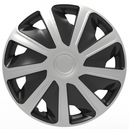 Capace roti furgoneta VAN Craft SB 4buc - Argintiu/Negru - 16'' [2]