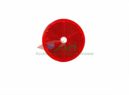 Catadioptru rotund cu gaura rosu fi60 DOB-033C Fristom [8]