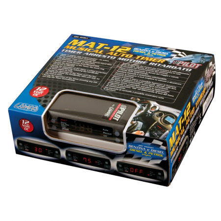 Ceas cu afisaj digital, temporizator auto muzical boost-turbo MAT-12, 12V - Benzina/Motorina [1]