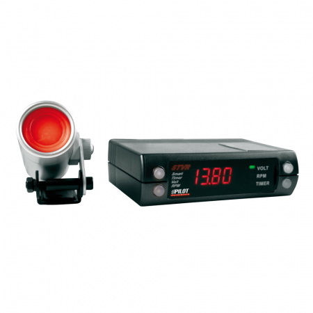 Ceas cu afisaj digital, temporizator, voltmetru si turometru STVR, 12V - Benzina [2]