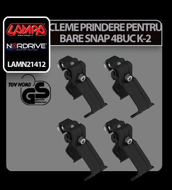 Cleme prindere kit pentru bare Snap 4buc - K-2 [5]