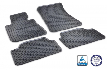 Covorase Auto Cauciuc - Covorase auto BMW Seria 1 E81, caroserie Hatchback, fabricatie 09.2004 - 2011 #1