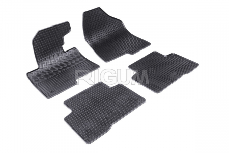 Covorase Auto Cauciuc - Covorase auto Hyundai Santa Fe III, caroserie SUV, fabricatie 09.2012 - 07.2018 #1