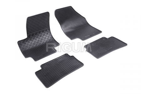 Covorase Auto Cauciuc - Covorase auto Kia Rio II, caroserie Hatchback, fabricatie 2005 - 2011 #1