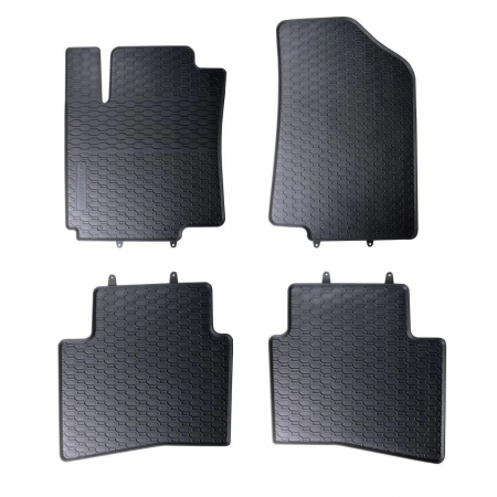 Covorase Auto Cauciuc - Covorase auto Kia Rio III, caroserie Hatchback, fabricatie 08.2011 - 01.2017 #1