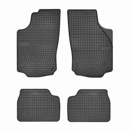 Covorase Auto Cauciuc - Covorase auto Opel Corsa C, caroserie Hatchback, fabricatie 2001 - 2006, 5 locuri #1