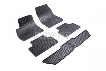 Covorase Auto Cauciuc - Covorase auto Opel Zafira C, caroserie Van, fabricatie 01.2012 - 07.2019, 7 locuri #1