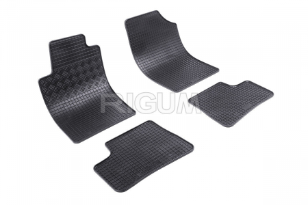 Covorase Auto Cauciuc - Covorase auto Peugeot 206, caroserie Hatchback, fabricatie 1998 - 2010 #1