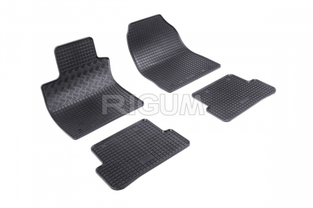 Covorase Auto Cauciuc - Covorase auto Renault Clio IV, caroserie Hatchback, fabricatie 10.2012 - 08.2019 #1