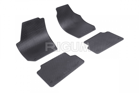 Covorase Auto Cauciuc - Covorase auto Skoda Fabia II fabricatie 03.2007 - 10.2014, caroserie hatchback #1