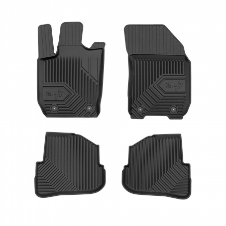 Covorase Auto Cauciuc - Covorase auto tip tavita Audi A1 8X fabricatie 09.2010 - 05.2018, caroserie hatchback #1