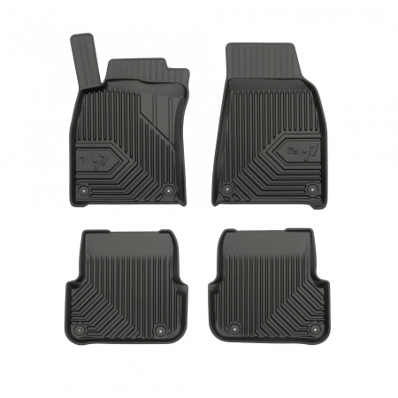 Covorase Auto Cauciuc - Covorase auto tip tavita Audi A6 C6 fabricatie 03.2006 - 2011, caroserie sedan #1