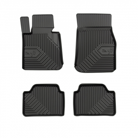 Covorase Auto Cauciuc - Covorase auto tip tavita BMW Seria 1 E81 fabricatie 09.2004 - 2013, caroserie hatchback #1
