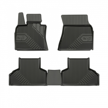 Covorase Auto Cauciuc - Covorase auto tip tavita BMW X5 F15 fabricatie 10.2013 - 10.2018, caroserie suv #1