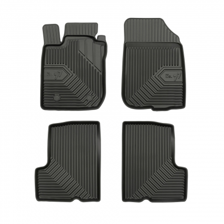 Covorase Auto Cauciuc - Covorase auto tip tavita Dacia Duster I fabricatie 2010 - 12.2017, caroserie suv #1