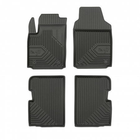 Covorase Auto Cauciuc - Covorase auto tip tavita Fiat 500 fabricatie 09.2007 - prezent, caroserie hatchback #1