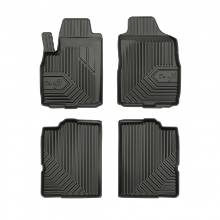 Covorase Auto Cauciuc - Covorase auto tip tavita Fiat Panda II fabricatie 09.2003 - 12.2012, caroserie hatchback #1