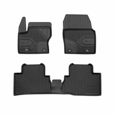 Covorase Auto Cauciuc - Covorase auto tip tavita Ford C-Max Grand II fabricatie 11.2010 - 06.2019, caroserie van #1