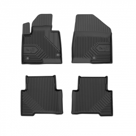 Covorase Auto Cauciuc - Covorase auto tip tavita Hyundai Santa Fe III fabricatie 09.2012 - 07.2018, caroserie suv #1