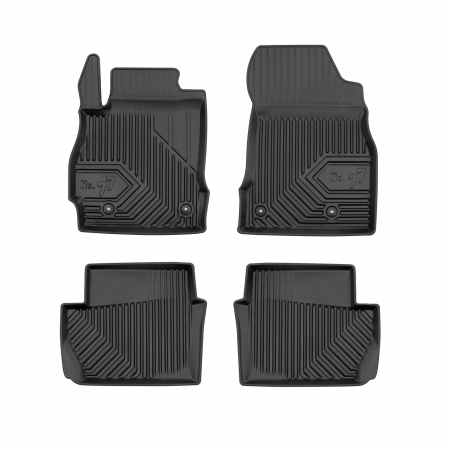 Covorase Auto Cauciuc - Covorase auto tip tavita Mazda 2 II fabricatie 09.2007 - 01.2015, caroserie hatchback #1