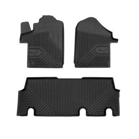 Covorase Auto Cauciuc - Covorase auto tip tavita Mercedes Vito W447 fabricatie 10.2014 - prezent, caroserie van, randul 1 si randul 2 #1