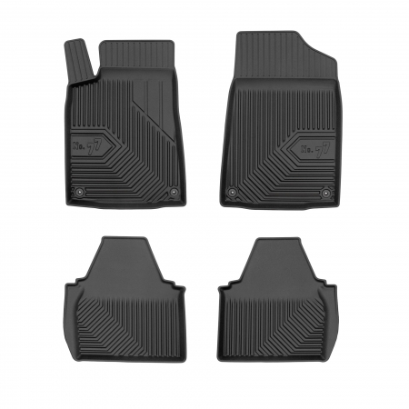 Covorase Auto Cauciuc - Covorase auto tip tavita Peugeot 607 fabricatie 1999 - 2010, caroserie sedan #1