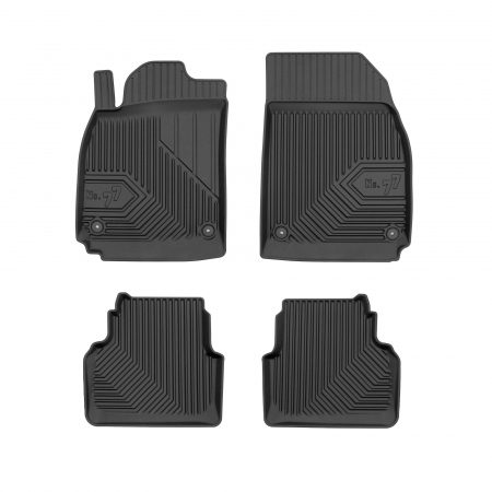 Covorase Auto Cauciuc - Covorase auto tip tavita Saab 9-3 II fabricatie 2002 - 05.2014, caroserie sedan #1