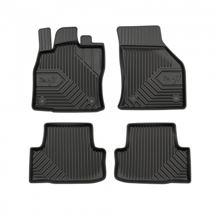 Covorase Auto Cauciuc - Covorase auto tip tavita Skoda Karoq fabricatie 2017 - prezent, caroserie suv #1