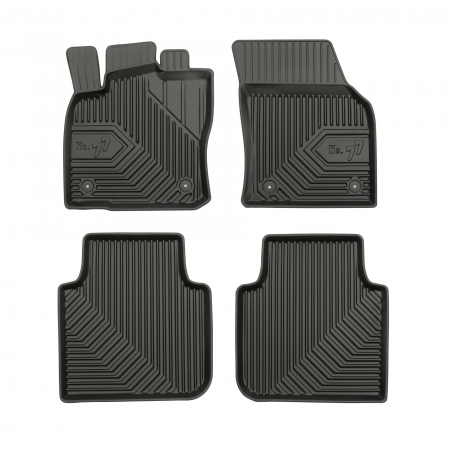 Covorase Auto Cauciuc - Covorase auto tip tavita Skoda Kodiaq fabricatie 03.2017 - prezent, caroserie suv #1