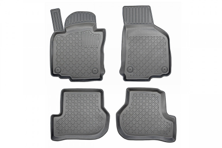Covorase Auto Cauciuc - Covorase auto tip tavita Skoda Octavia II fabricatie 2004 - 04.2013, caroserie combi #3