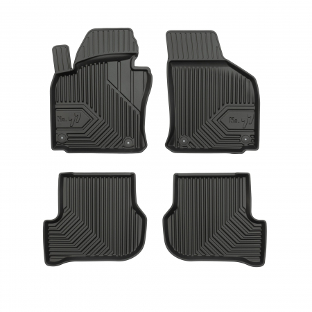 Covorase Auto Cauciuc - Covorase auto tip tavita Skoda Octavia II Scout fabricatie 03.2004 - 01.2013, caroserie hatchback #1