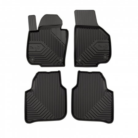 Covorase Auto Cauciuc - Covorase auto tip tavita Skoda Superb II fabricatie 06.2008 - 04.2015, caroserie sedan #1