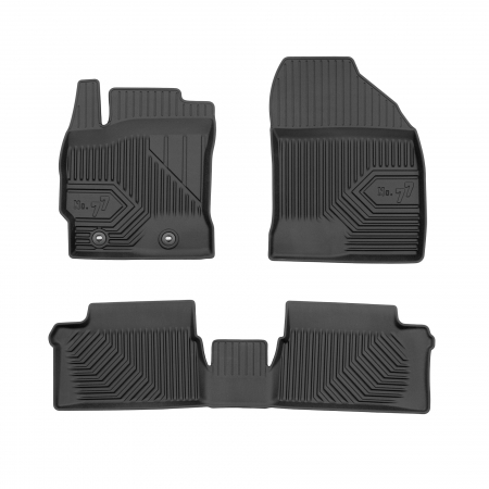 Covorase Auto Cauciuc - Covorase auto tip tavita Toyota Auris II Hybrid fabricatie 07.2013 - 12.2018, caroserie combi #1