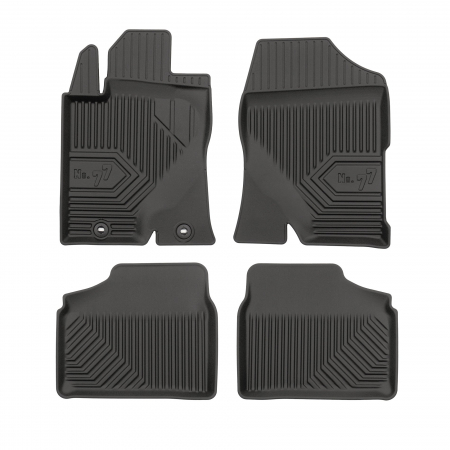Covorase Auto Cauciuc - Covorase auto tip tavita Toyota Avensis II fabricatie 03.2003 - 12.2008, caroserie sedan #1